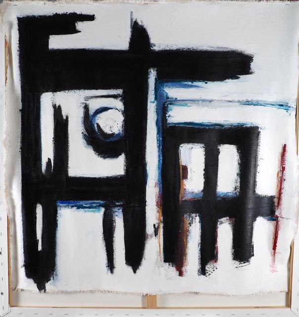 Cypher - 2024 | 93x96cm | acrylic, oil on canvas